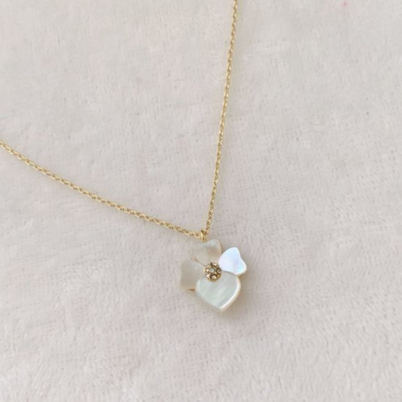 Kate Spade Precious Pansy Mini Pendant Necklace - Picture 1 of 4
